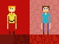 Spel Stickman Steve vs Alex Nether på nätet