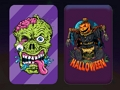 Spel Halloween monster minne  på nätet