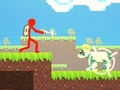 Spel Red Stickman vs Monster School 2 på nätet