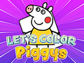 Spel Låt oss färglägga Piggys  på nätet