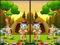 Spel Hitta 5 skillnader Camping  på nätet