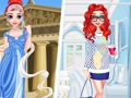 Spel Prinsessorna antika vs moderna utseende  på nätet