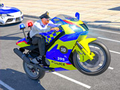 Spel Poliscykelstunt race -spel på nätet