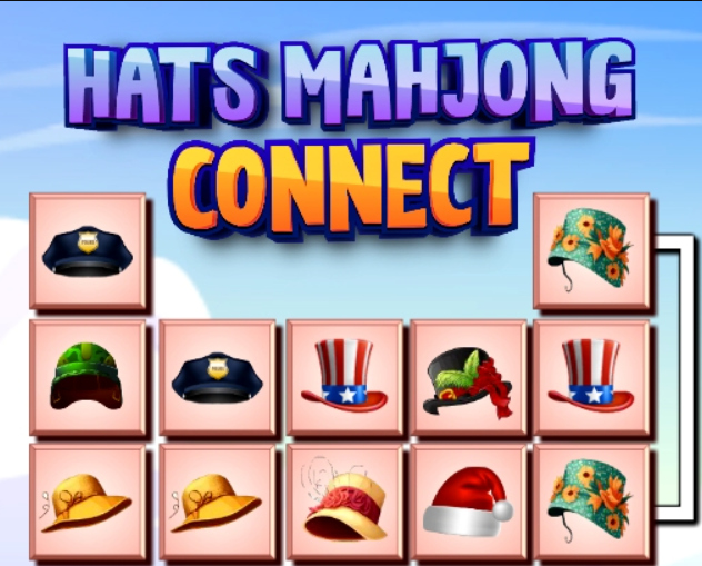 Spel Hattar Mahjong Connect  på nätet