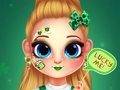 Spel Lilla Lily St. Patrick's Day fotografering  på nätet