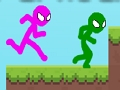 Spel Stickman party Parkour på nätet