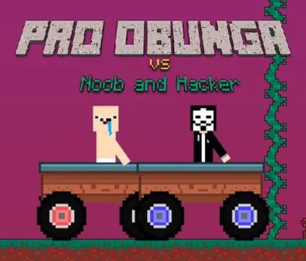 Spel Pro Obunga vs Noob och Hacker  på nätet