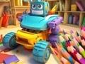 Spel Målarbok: Transforming Car Robot  på nätet