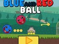 Spel Blå och röd boll  på nätet
