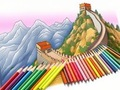 Spel Målarbok: The Great Wall  på nätet