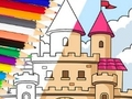 Spel Målarbok: Slott  på nätet