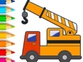 Spel Målarbok: Crane  på nätet