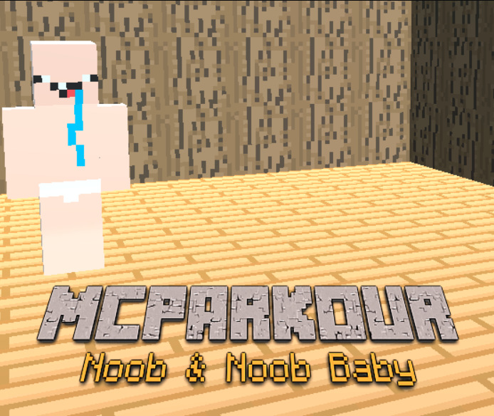Spel Mc Parkour noob och noob baby på nätet