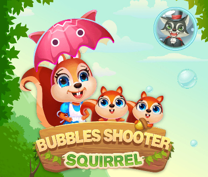 Spel Bubbles Shooter Ekorre  på nätet