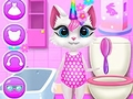 Spel Kitty Unicorn daglig vård  på nätet