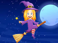 Spel Målarbok: Halloween Girl  på nätet