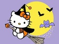 Spel Målarbok: Kitty Halloween  på nätet