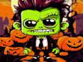 Spel Franky & Vampire Halloween pussel  på nätet