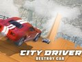 Spel Stadsförare: Förstör bilen på nätet