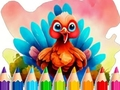 Spel Målarbok: Happy Thanksgiving  på nätet