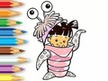 Spel Målarbok: Monster Costume Girl  på nätet