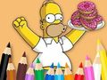 Spel Målarbok: Simpson Donut  på nätet