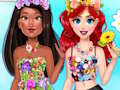 Spel Prinsessa blommor mode look på nätet
