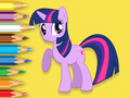 Spel Målarbok: Little Pony  på nätet