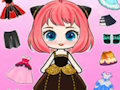 Spel Chibi docka klä upp DIY på nätet