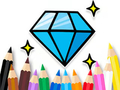 Spel Målarbok: Shining-Diamond  på nätet