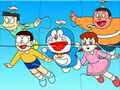 Spel Jigsaw Puzzle: Doraemon Flying på nätet