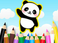 Spel Målarbok: Söt Panda  på nätet