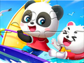Spel Pussel: Baby Panda Sailing  på nätet