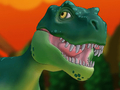 Spel Dino Run: Lava på nätet