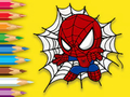 Spel Målarbok: Baby Spiderman  på nätet