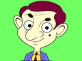 Spel Mr Bean målarbok  på nätet