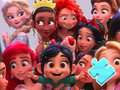 Spel Pussel: Disney Princess Family Photo  på nätet