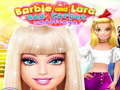 Spel Barbie och Lara Red Carpet Challenge  på nätet