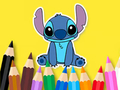 Spel Målarbok: Stitch  på nätet