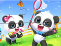 Spel Jigsaw Puzzle: Baby Panda Spring Outing på nätet