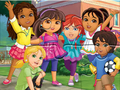 Spel Pussel: Dora Into City  på nätet