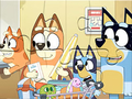 Spel Jigsaw Puzzle: Bluey Shopping Day på nätet