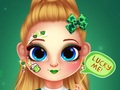 Spel Lilla Lily St. Patrick's Day fotografering  på nätet