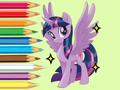 Spel Målarbok: Twilight Sparkle  på nätet
