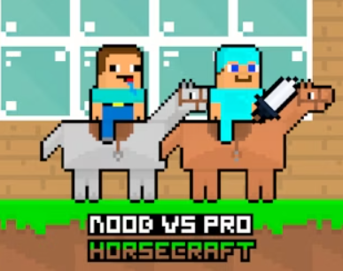 Spel Noob vs Pro Horsecraft på nätet