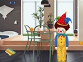 Spel Clown fly från huset på nätet