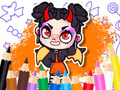 Spel Målarbok: Avatar World Cute Devil  på nätet