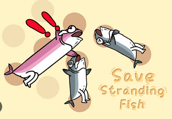 Spel Rädda Stranding Fish  på nätet