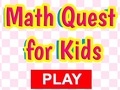 Spel Math Quest för barn  på nätet