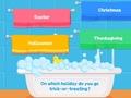 Spel Barnquiz: Trick eller trivia på nätet